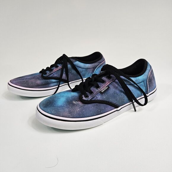 Vans Off The Wall Lace-Up Cosmic Galaxy Space Women Size‎ 7 - Picture 2 of 7